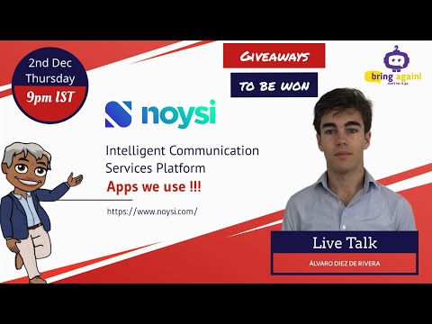 Noysi Event - Intelligent Communication Services Platform