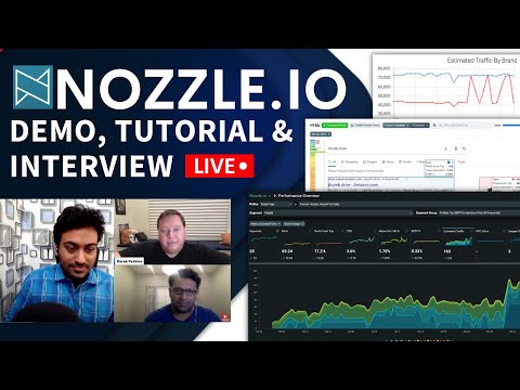 Nozzle.io - SEO Keyword Rank Tracker Demo &amp; Interview with Derek Perkins (CEO &amp; Founder Nozzle)