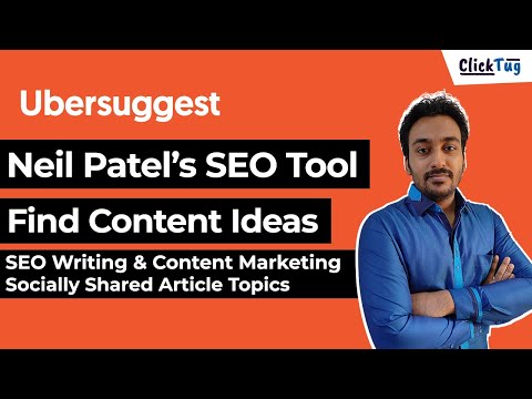Neil Patel Ubersuggest Content Ideas - Write Content for SEO and Social Media
