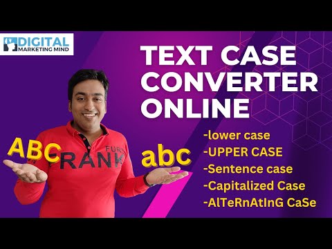 Text Case Converter Online Tool - Convert Title, Sentence, Upper Case, Capital &amp; Alternative Case