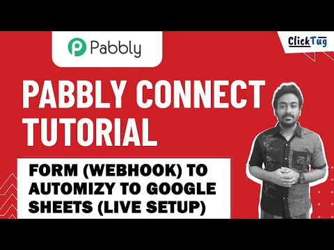 Pabbly Connect - Elementor Form (Webhook) to Automizy to Google Sheets (Live Actual Setup)