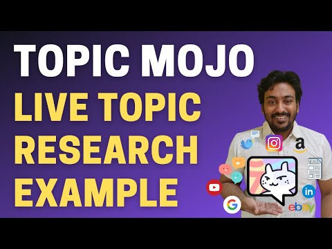TopicMojo Lifetime Deal Live Topic Research Tutorial - SEO Topic Research in 2022