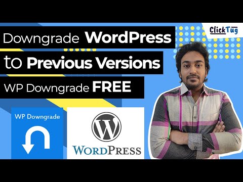 How to Downgrade WordPress Version - WP Downgrade Plugin